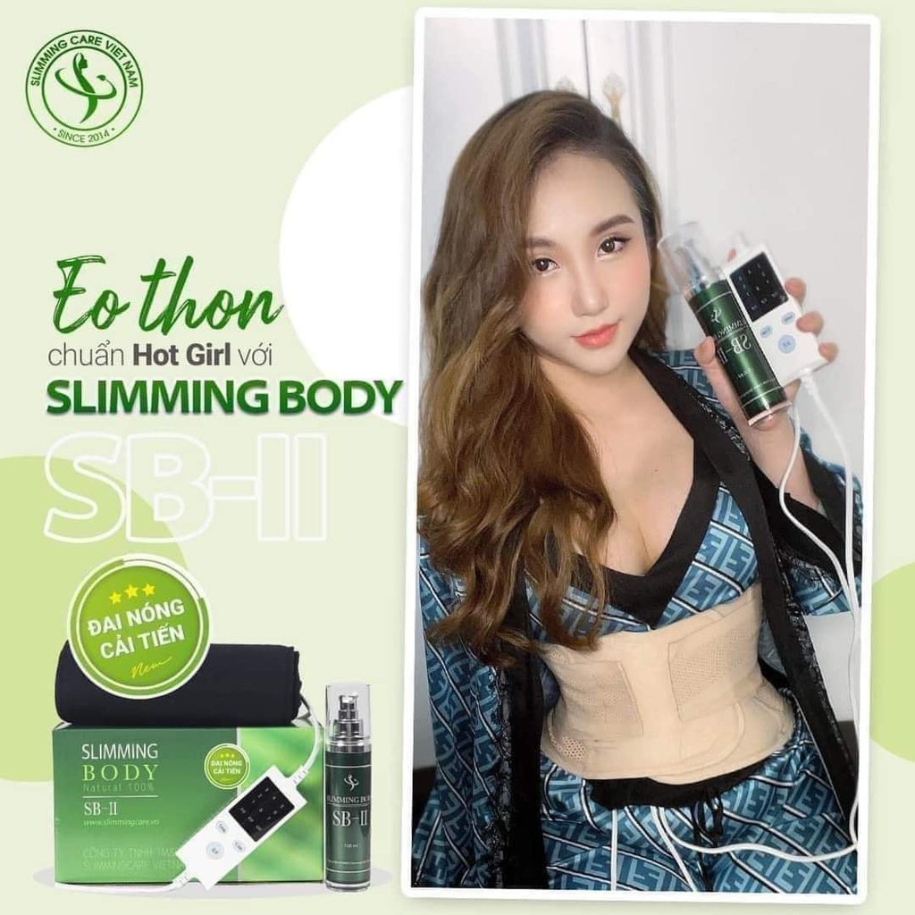 BỘ Ủ NÓNG TAN MỠ SLIMMING BODY 2 VỚI ĐAI ĐIỆN CẢI TIẾN