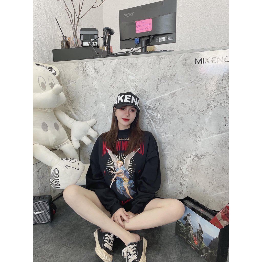 Áo nỉ nam MIKENCO Fallen angle sweater | BigBuy360 - bigbuy360.vn