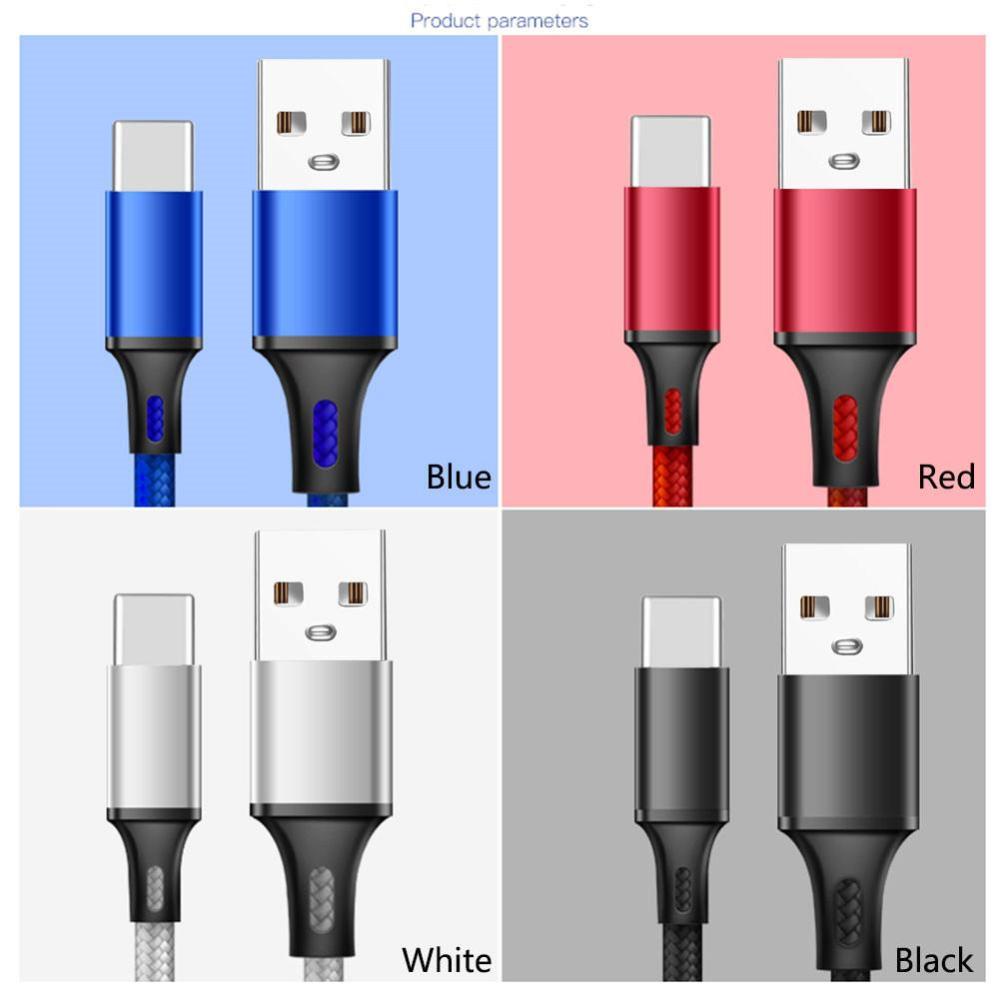 Dây Cáp Sạc Nhanh Dữ Liệu Microusb Type-C Bằng Nylon Thân Thiện Với Môi Trường B5G7 Cho Điện Thoại Android