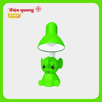 Đèn học bảo vệ thị lực Điện Quang ĐQ DKL18 ( Kiểu con voi, bóng led ) màu Xanh lá