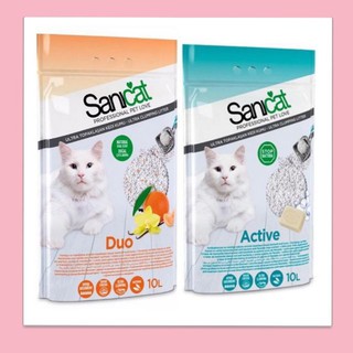 Cát vệ sinh cho mèo sanicat vón 10l