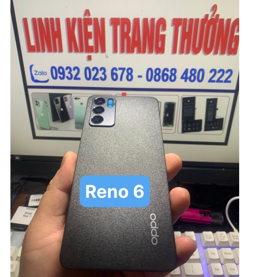 Kính lưng oppo reno 6 hàng zin