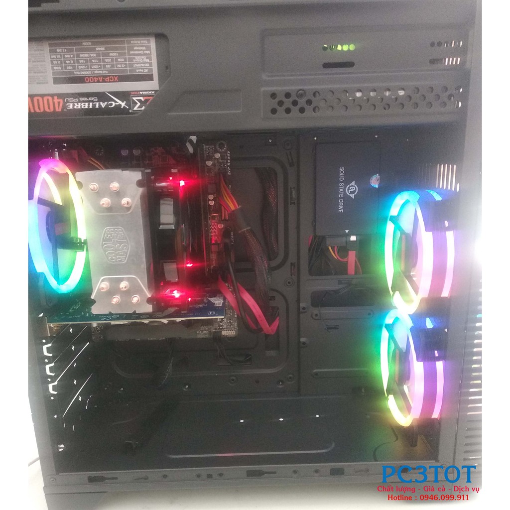 BỘ MÁY TÍNH ĐỂ BÀN CHƠI GAME PUBG/FIFA ONLINE 4/ LMHT GIGABYTE H110/G4400 -3.3GHZ/4GB DRAM4/SSD 120GB/ VGA 730-2GB DRAM5 | BigBuy360 - bigbuy360.vn