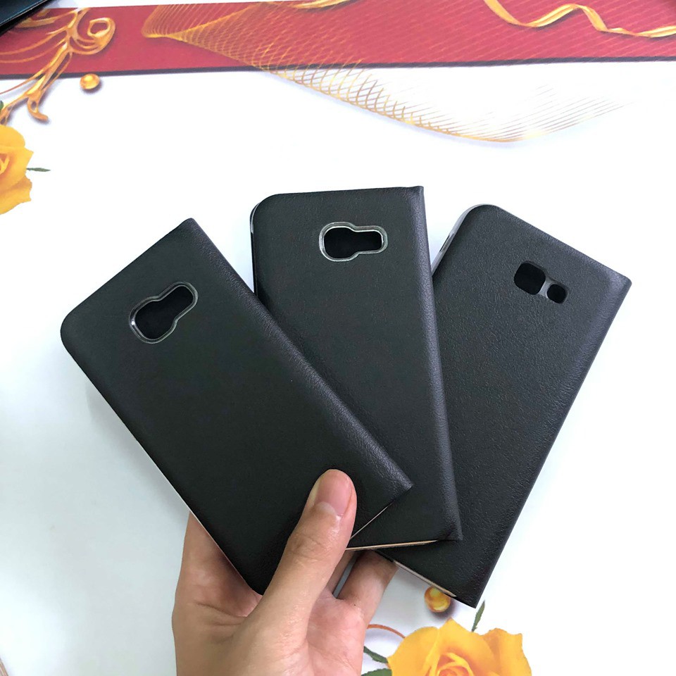 A3/A5/A7 2017 - Bao da S View siêu nhẹ màu đen | BigBuy360 - bigbuy360.vn