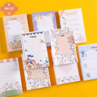 Giấy note ⚡CUTE⚡ hình chữ nhật nhiều mẫu mã dễ thương