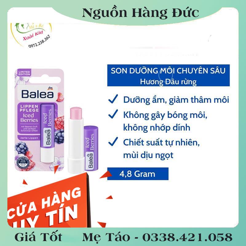 [auth] Son dưỡng môi  giúp môi căng bóng, mềm mịn Balea nội địa Đức,Đủ Bill [Hot]