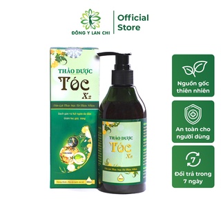 Dầu gội đầu thảo dược thiên nhiên ngăn rụng tóc, giảm ngứa, kích thích mọc tóc chai 300ml - Đông Y Lan Chi