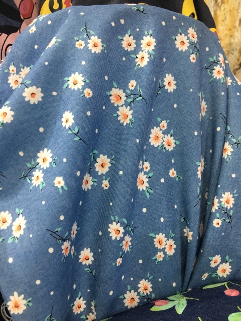 Vải Bò giấy,bò thêu