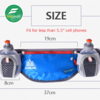 Đai chạy bộ Nam Nữ Aonije E882 đựng kèm 2 bình nước