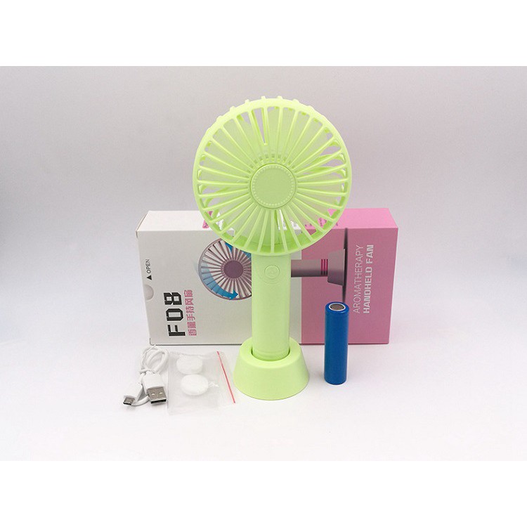 Quạt Mini Cầm Tay Sạc USB Có Chân Đế Để Bàn Gió Cực Mát | BigBuy360 - bigbuy360.vn