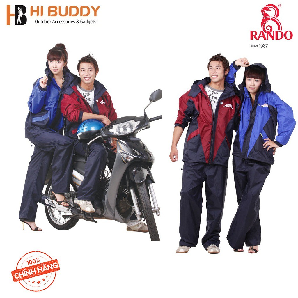 Áo Mưa Bộ Rando GEM | Hai Công Dụng, Che Mưa – Thông Thoáng | hibushop