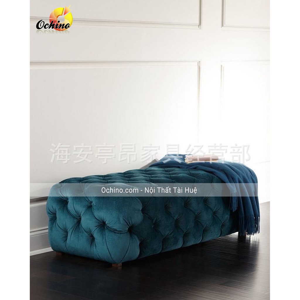 Ghế Dài Sofa Nhún Cổ Điển Cao Cấp Size 1M4 (Đủ Màu)