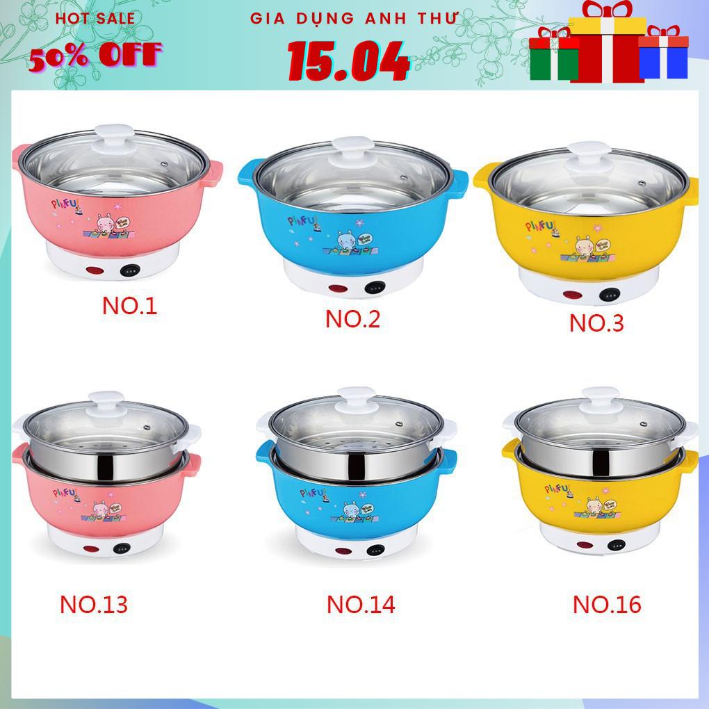 [Siêu Sale] Nồi lẩu mini đa năng size 28cm - Nồi lẩu điện COOKING POT chiên, xào, nấu mỳ, nấu lẩu