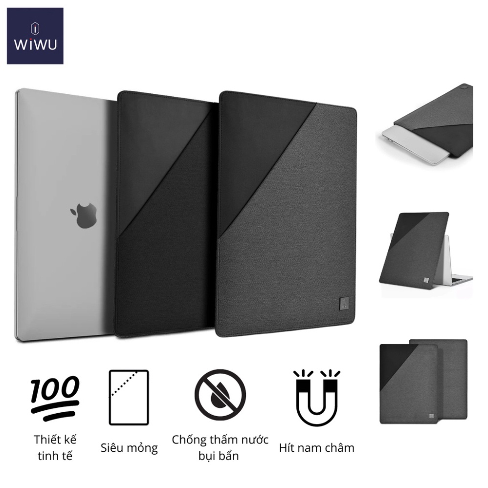 Túi Bảo Vệ WIWU BLADE Chống Nước, Chống Va Đập, Siêu Mỏng Dành Cho Macbook Air 2018 – 2020 (Air M1) Và Pro 13 inch 2016