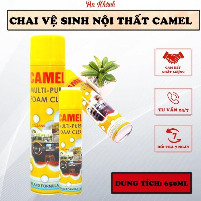 Foam Cleaner Vệ Sinh Đa Năng - Ghế Da Trần Nỉ Nội Thất Ôtô - Nội Thất Gia Đình 650ml