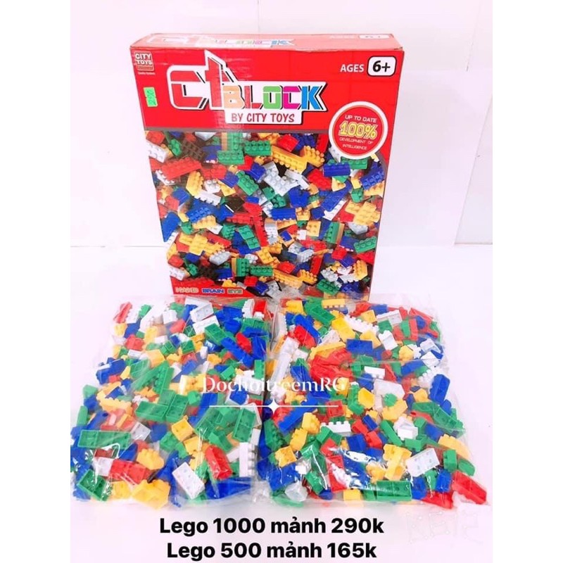 Lego 1000 miếng ghép - hộp lego 1000 chi tiết