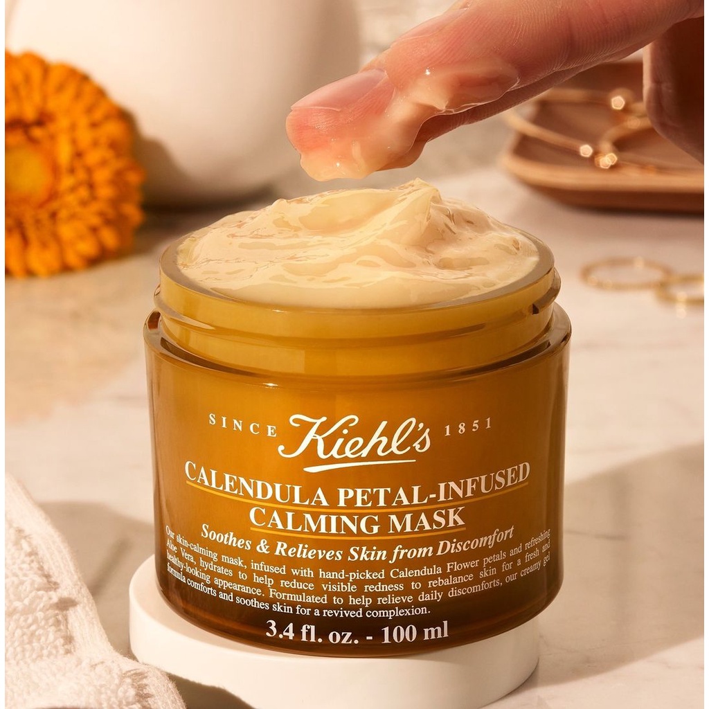 Mặt Nạ Chiết Xuất Hoa Cúc Kiehl’s Calendula Petal-Infused Calming Mask 100ml