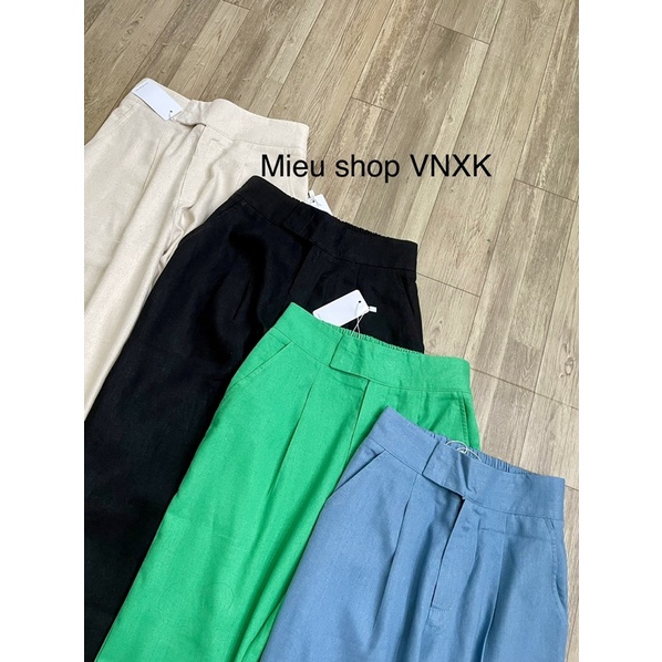 Quần linen lưng thun