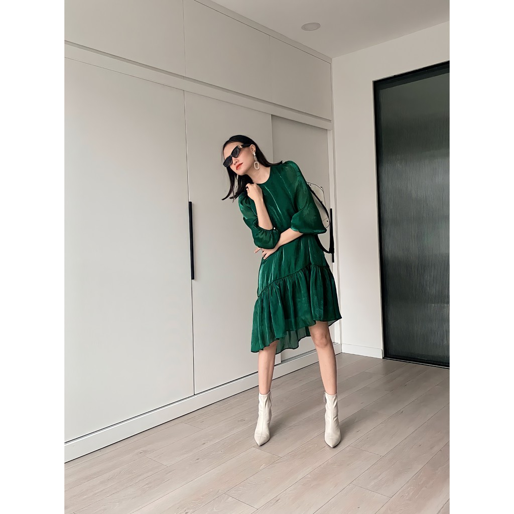 Đầm babydoll suông thiết kế dự tiệc sang chảnh cao cấp lụa organza Joven | BigBuy360 - bigbuy360.vn