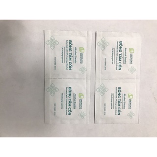 Bông tẩm cồn ( Alcohol Swabs ) - hộp 100 miếng