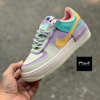 Giày sneaker af1 trắng tím thấp cổ