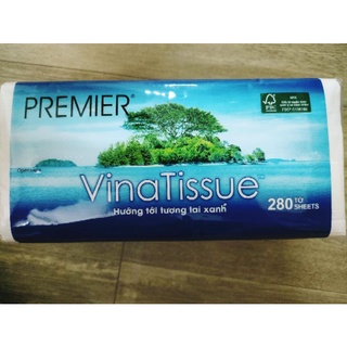 Khăn giấy lụa Vina tissue 280 tờ chuẩn hãng