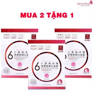 Mặt nạ dưỡng sáng Dr. Jou Six Essence Hyaluronic Acid Whitening Mask
