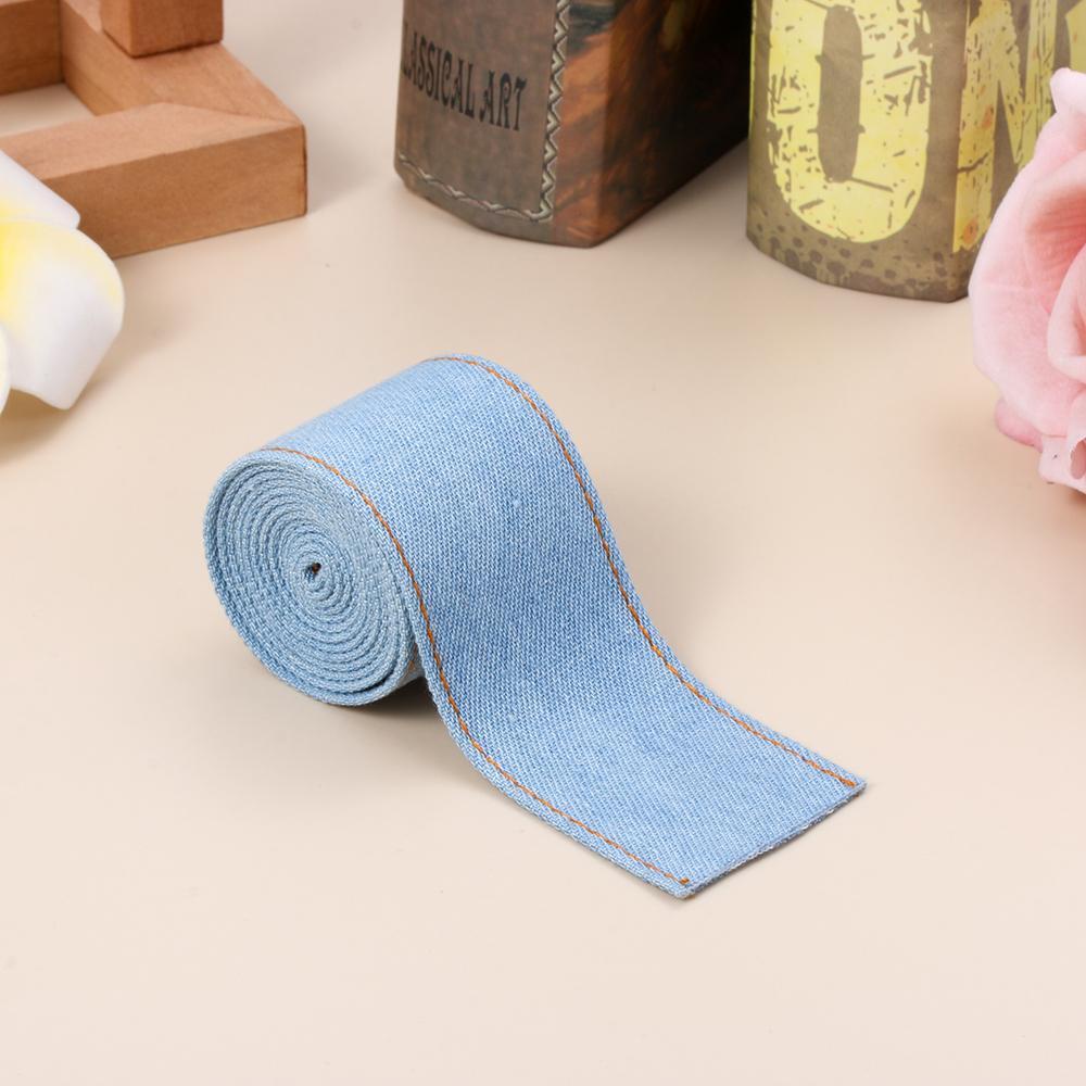 GOGOUP Cuộn Dây Ruy Băng Denim Hai Mặt Dùng Làm Đồ Thủ Công DIY