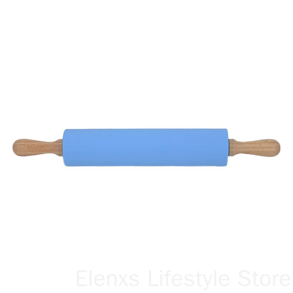 Cây Lăn Bột Cán Gỗ Bằng Silicon