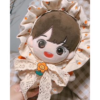 "Có Sẵn"Set Bèo Cam outfit cho Labubu17cm/Doll 15-20-idv