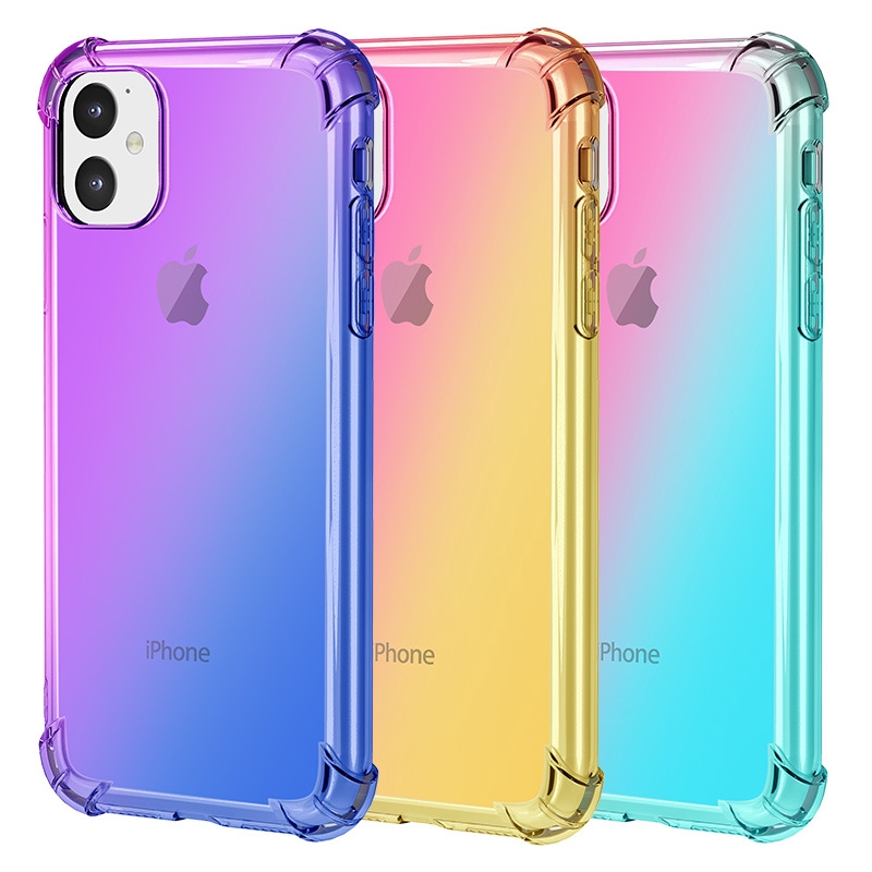 Ốp điện thoại hiệu ứng chuyển màu nhiều mẫu mã cho điện thoại Iphone 11/ 11 Pro | BigBuy360 - bigbuy360.vn