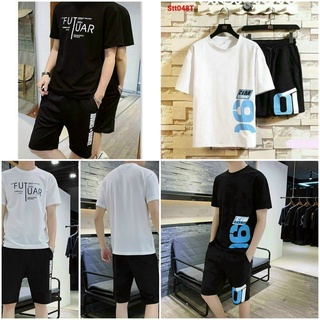 Đồ Bộ Thun Nam Thể Thao Đá Bóng Tập Gym Siêu Chất💖FREESHIP RẺ ĐẸP💖Set Bộ Mặc Nhà Áo Thun Quần Short Đùi
