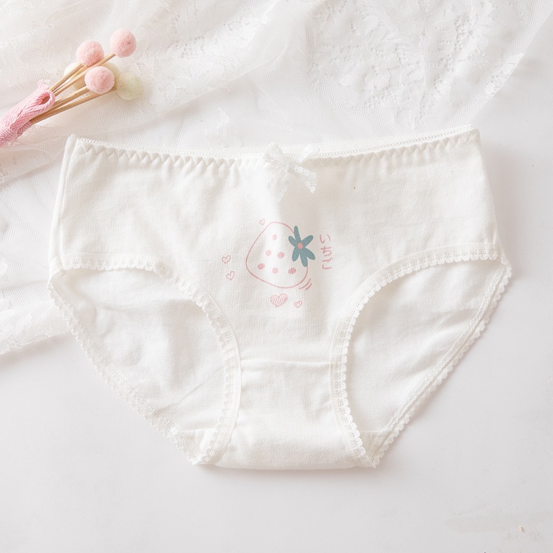 Quần lót nữ cotton cao cấp quả dâu thoáng khí co giãn kháng khuẩn 229 - HaSong