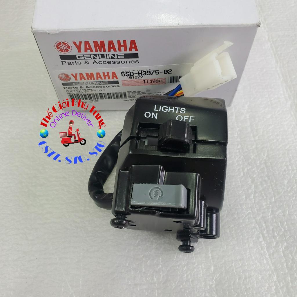 Cùm công tắc Jupiter V, R zin Yamaha VN - 5SD-H3973-01/ 5SD-H3975-02