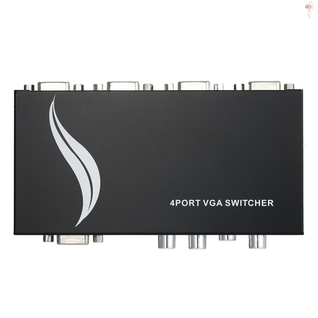 Bộ Chia 4 Cổng VGA 1-Out Cho Màn Hình LCD PC TV 1920x1440