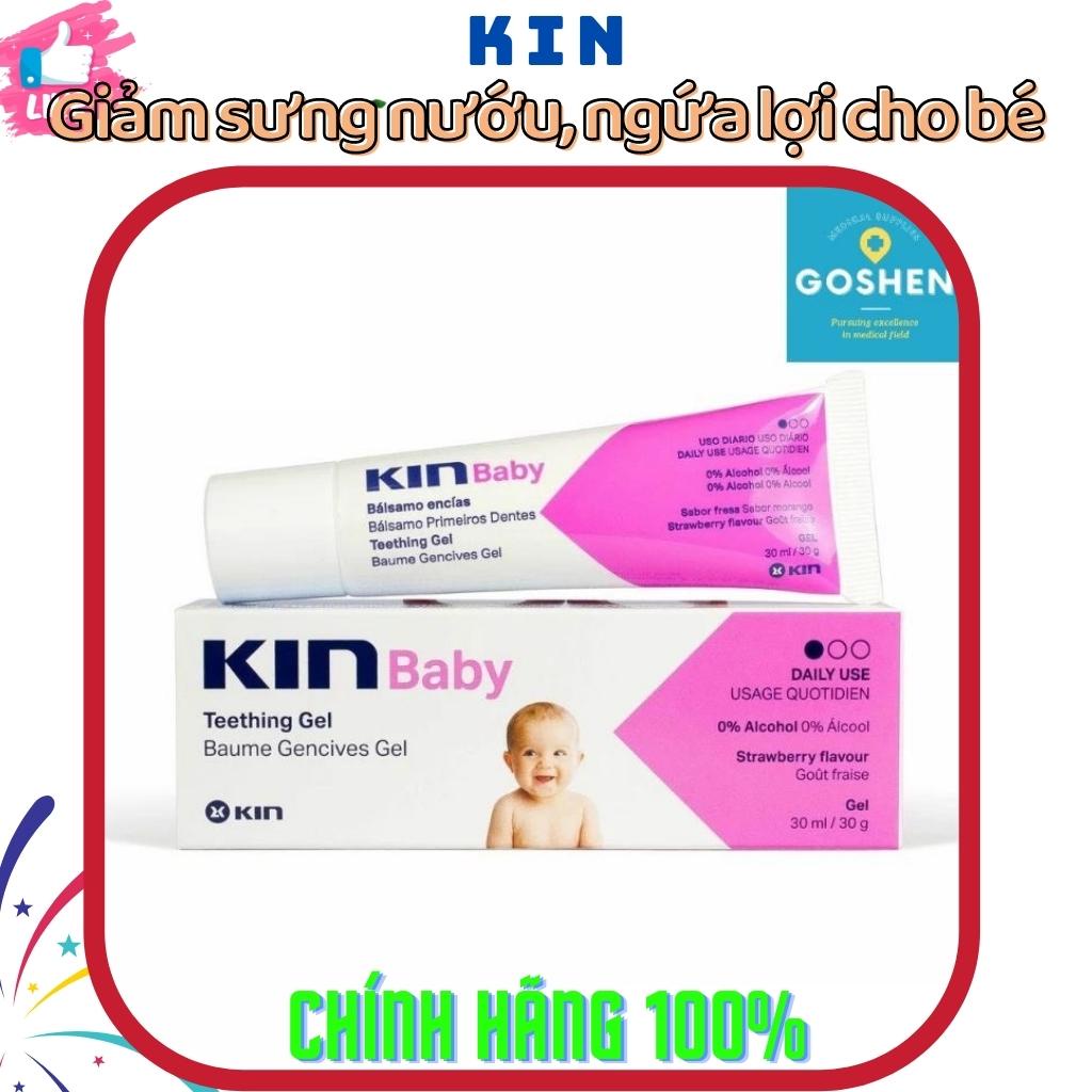 Kin Baby Gel giảm đau, ngứa lợi do mọc răng, giảm sưng nướu cho bé 30ml