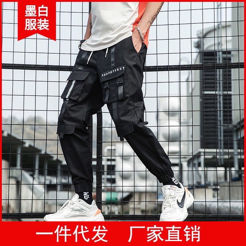 Quần Jogger Kaki Nam Nữ Túi Hộp Unisex Streetstye