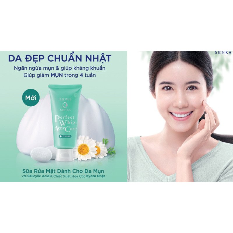 sữa rửa mặt senka từ Nhật Bản
