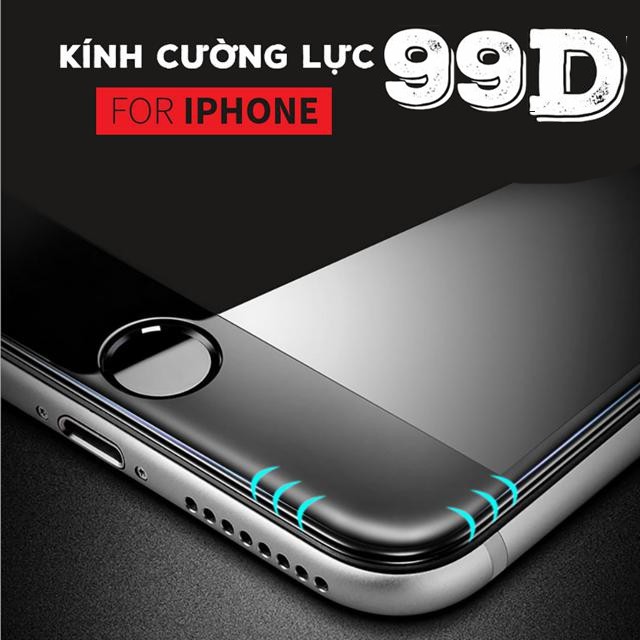 Cường lực iPhone 99D Full màn - Miếng dán iphone Kingkong