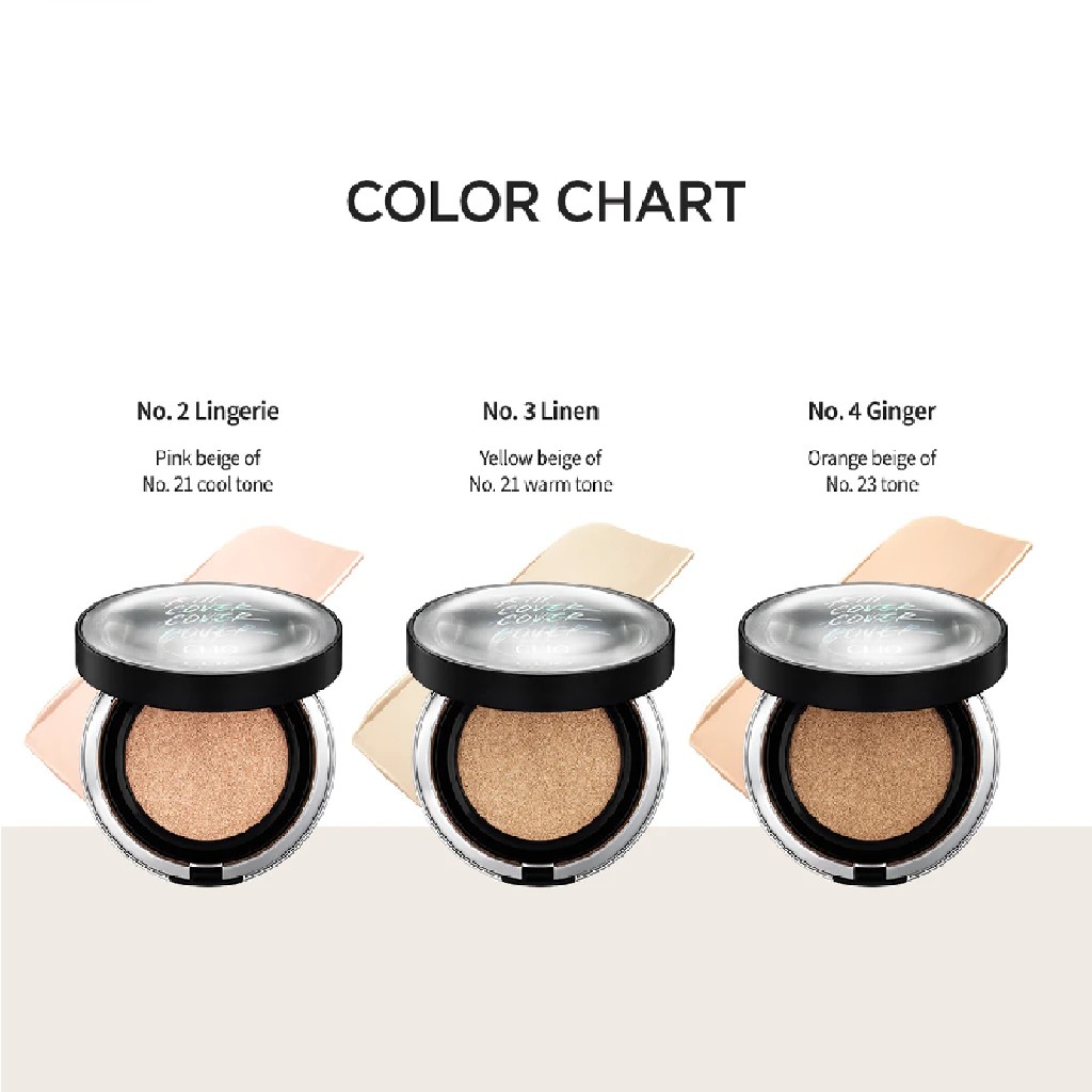 Phấn Nước Trang Điểm Clio Kill Cover Founwear Cushion Xp 20Ss Limited 15gX2