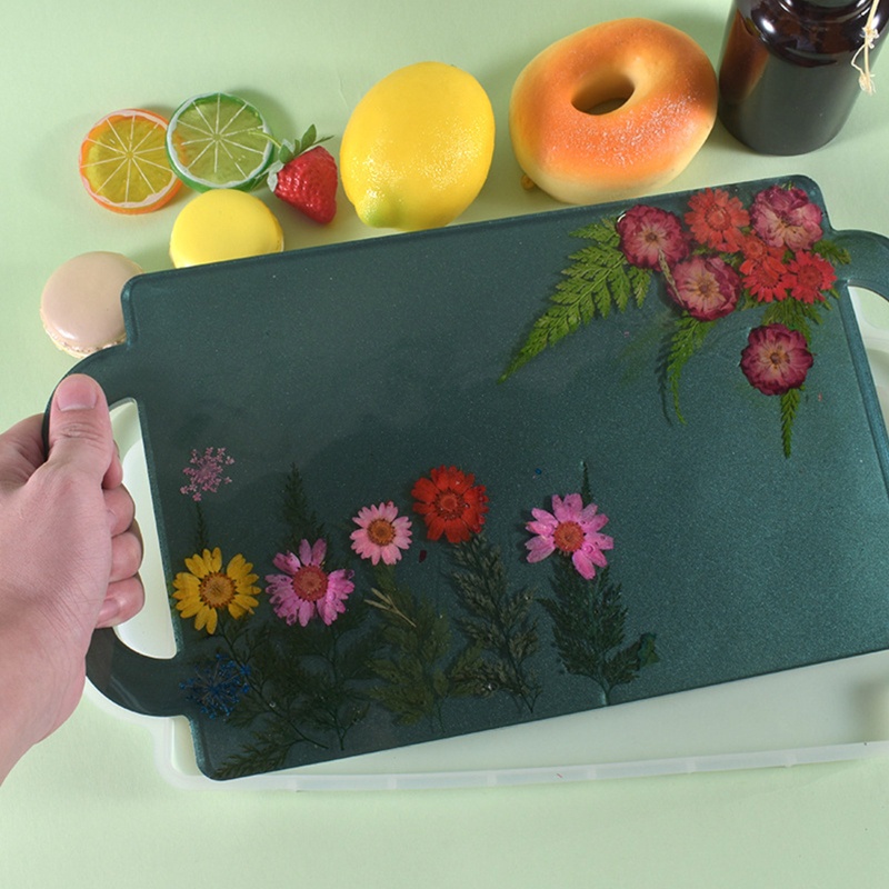 Khuôn Silicone Làm Khay Đựng Trái Cây Bằng Epoxy Resin