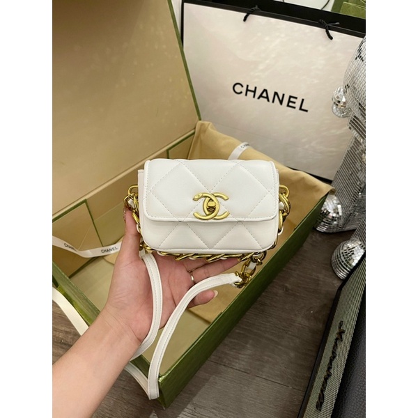 Túi xách nữ cn xích viền to mini túi đeo chéo