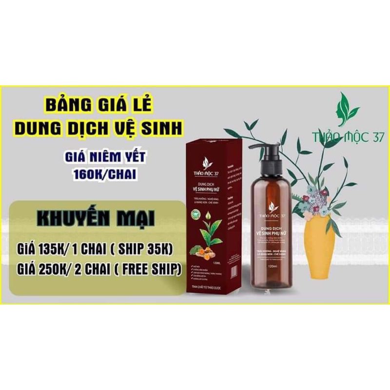 [FREESHIP] Dung Dịch Vệ Sinh Thảo Mộc 37