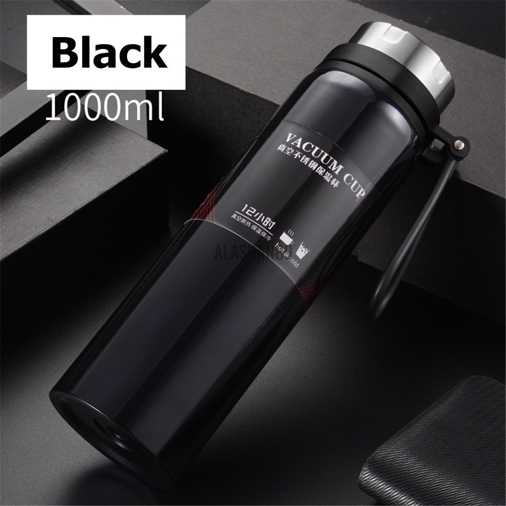 ❤1000ml Vacuum Cup Stainless Steel Thermos Travel Mug Flask Thermal Hot Water Insulated Bottle ALASHAN