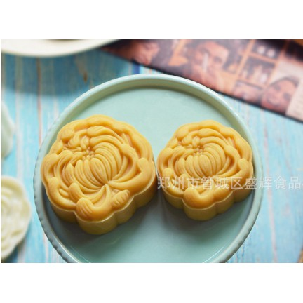 Khuôn làm bánh trung thu hoa cúc 150g