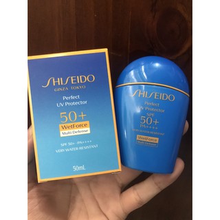 Kem chống nắng dưỡng ẩm Shiseido Ginza tokyo Perfect Uv Protector 50ml