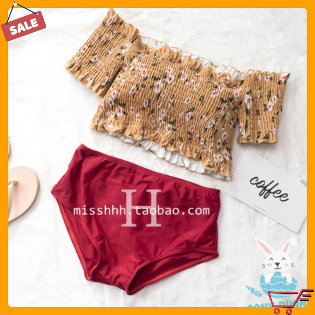 (Việt Nam) Bộ Đồ Bơi Đi Tắm Biển Nữ Bikini 2 Mảnh (1 Set Áo Bra Và Quần Lót) 1909 I Trang Miu Gym