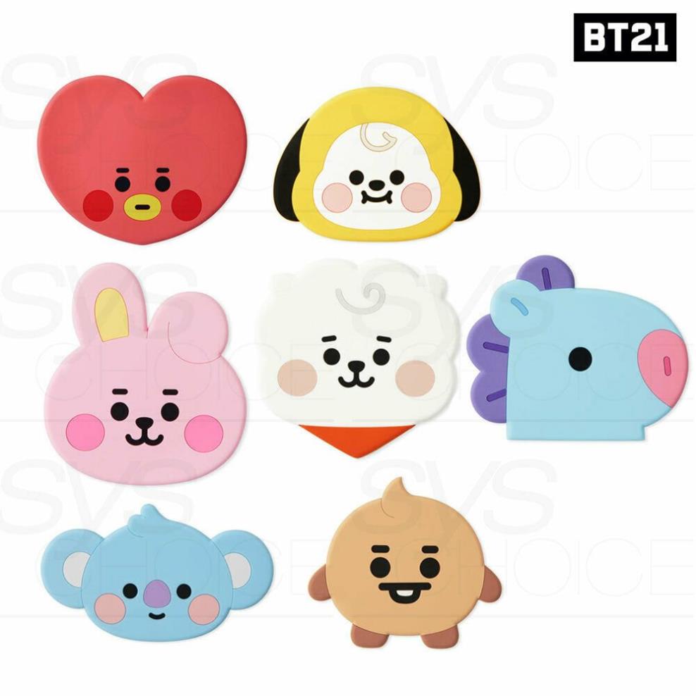 MBB Miếng lót ly BT21 Baby | Silicon Coaster NNTB