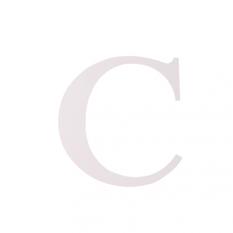 Bộ 26 Chữ Cái Tiếng Anh Màu Trắng