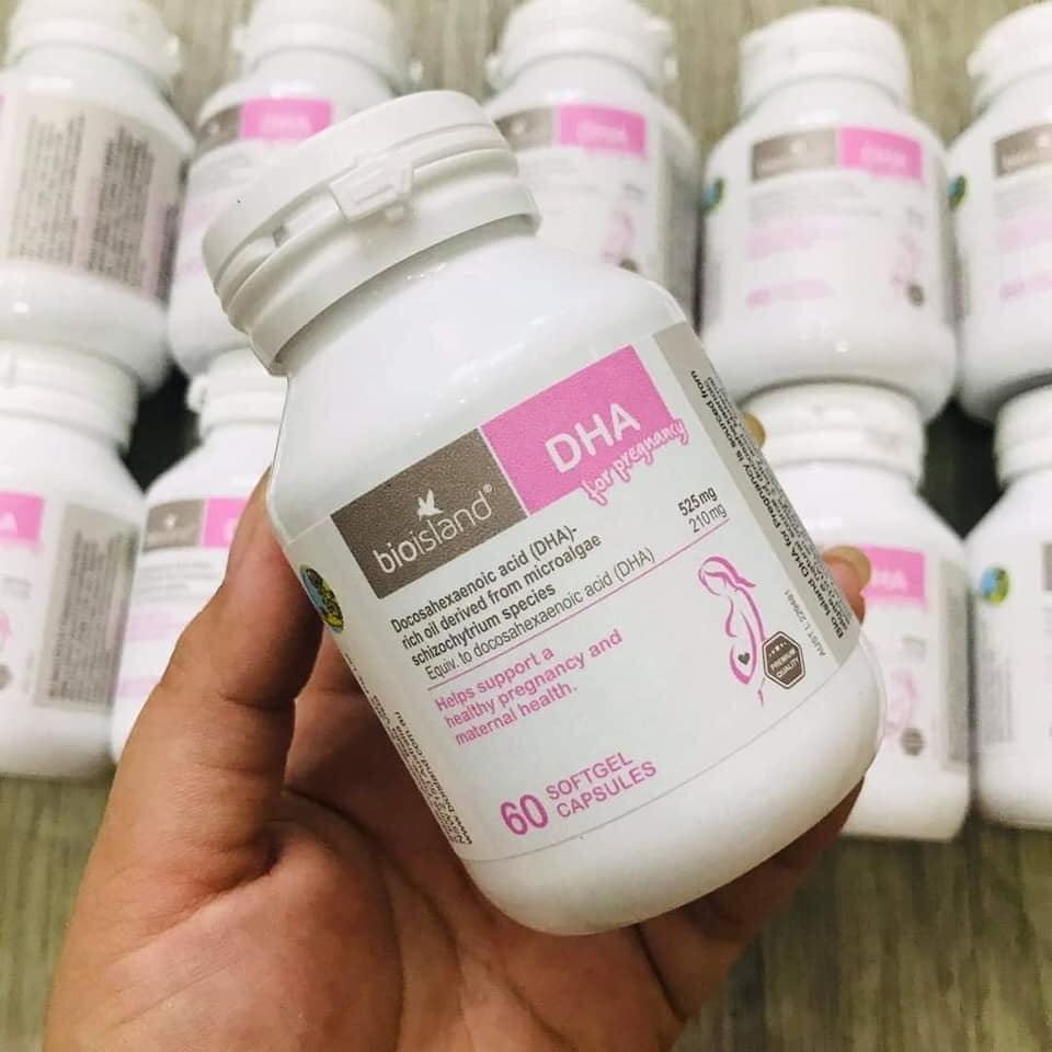 Viên uống DHA BẦU BIO ISLAND bổ sung DHA cho mẹ bầu & mẹ sau sinh